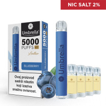Еднократна Vape 5000 PUFFS - SET  VAPE 5000 PUFFS SET Blueberry 2%