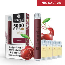 Еднократна Vape 5000 PUFFS - SET  VAPE 5000 PUFFS SET Cherry 2%