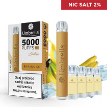 Еднократна Vape 5000 PUFFS - SET  VAPE 5000 PUFFS SET Banana Ice 2%