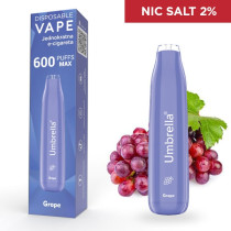 Електронска цигара Еднократна  VAPE 600 PUFFS MAX GRAPE 2%